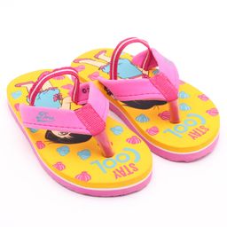Dora Slip On Flip Flops Dora the Explorer Print - Light Yellow Pink-image-50