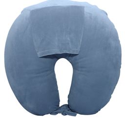 VOIDROP Baby Breast Feeding Pillow, Nursing Pillow U Shaped Pillow Helper for Mother and Baby Pillow with Detachable Cover Cotton Pack of 1 Grey (55L x 60W x 8H Centimeters)-image-49