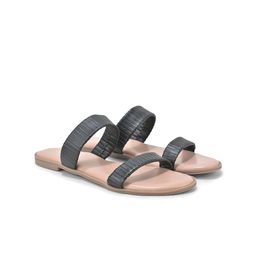 DressBerry Women Striped Mules Flats-image-79