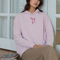 Moda Rapido Women Cotton Blend Hooded Sweatshirt-picture-35