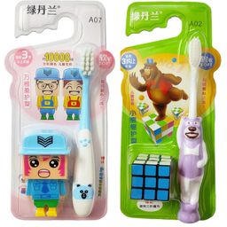 Yunicorn Max Smarty Boy Eraser & Sharpner Toy Toothbrush & Bear Toothbrush with Cube Toy Combo - Colur May Vary image 2