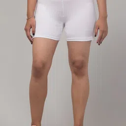 CKARFE Women Cotton Mid-Rise Skinny Fit Running Shorts-41