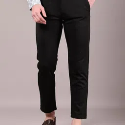 V-Mart Men Mid-Rise Regular Fit 4 Way StretchCotton Chinos-image-20