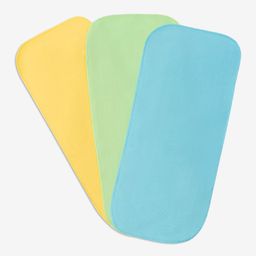 Superbottoms Starter Cloth Diaper Pack With 1 Freesize With 3 Reusable Diaper Liners 1 Insert And 1 Booster Pad - Multicolour image 4