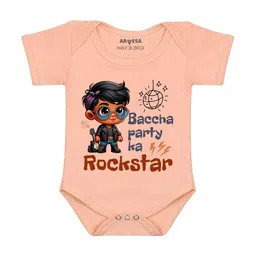Arvesa Baccha Party Ka Rockstar Printed Bodusuit-image-4