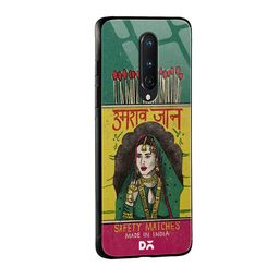 DailyObjects Green & Yellow Umrao Jaan Matchbox OnePlus 8 Glass Case image 2