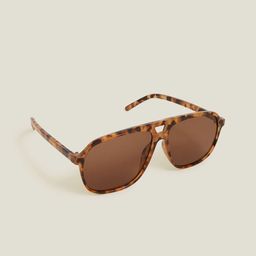 Accessorize Women Retro Aviator Sunglasses with UV Protected Lens MA-10004448261-TORT-24