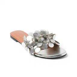 CHY Self Design Open Toe Flats-15