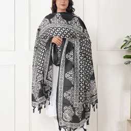 URBAN KANYA Floral Printed Silk Dupatta-picture-28