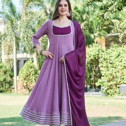 DIVASTRI Women Regular Gotta Patti Kurta with Trousers & With Dupatta-picture-15