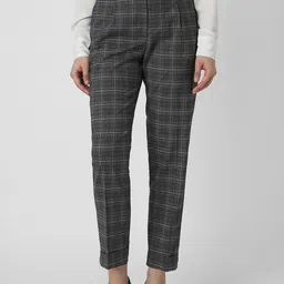 Van Heusen Woman Women Checked Pleated Trousers-image-23