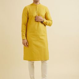 Manyavar Mandarin Collar Cotton Straight Kurta-picture-55