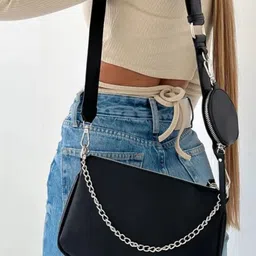 CORSICA PU Bucket Sling Bag With Quilted-21