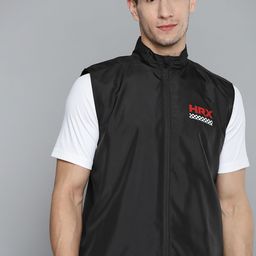 HRX by Hrithik Roshan Men Black Sleeveless Sporty Jacket-image-56