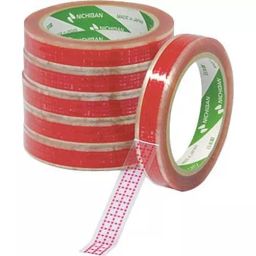 NICHIBAN Salad Cup Fixing Tape Rubber Type 18 mm x 50 m, SCR-18 (Pack of 100 Roll)-image-29