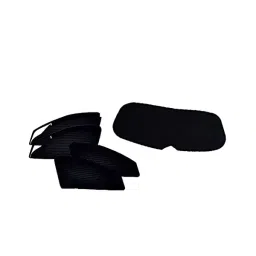 Auto Pearl Black Zipper Magnetic Window Car Curtains for Zest (Set of 4 Pcs)-image-32