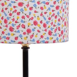 Devansh White & Pink Printed Traditional Table Lamp with Shade image 5