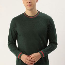 ARISE Men Olive Green Sweatshirt-image-24