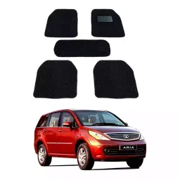 Auto Pearl DB7M266 PVC and Plastic Standard Mat for Tata Aria 2005 (Black)-image-74