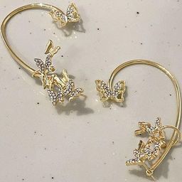 Arzonai Contemporary Ear Cuff Earrings-image-34
