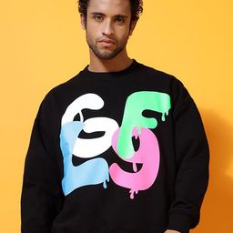 GRIFFEL Men Round Neck Printed Sweatshirt-picture-22