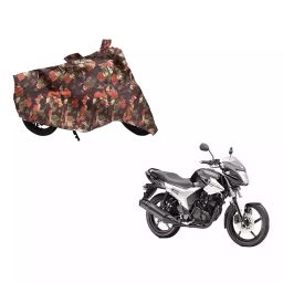 Auto Pearl Waterproof Two Wheeler Cover For Yamaha SZ R (Green & Multi Color)-image-69