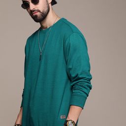 Roadster Men Solid Sweatshirt-image-23