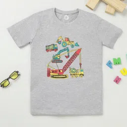 YK Boys Graphic Printed Round Neck Cotton T-shirt-picture-43