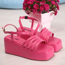 Retro Walk Women Wedge Sandals with Buckle-30