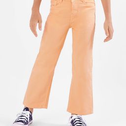 Primo Gino Cotton Woven Full Length Solid Pull Up Jeans - Peach-image-91