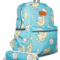 Motherly kid's first school bag for nursery and kindergarten - Light Blue-0