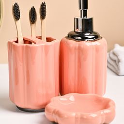 VONCASA Ceramic Bathroom Accessories Set of 3-25