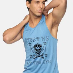 Anax Aesthetics Men Polyester Dri-Fit Printed Sleeveless Sando Gym Vest Stringer Tank Top-picture-11