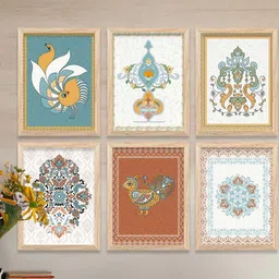 WALLLANE Brown Abstract Wall Paintings-image-97