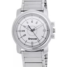 SPENCHER Men Brass Dial & Stainless Steel Straps Multi Function Watch SW 3039Sm01-1