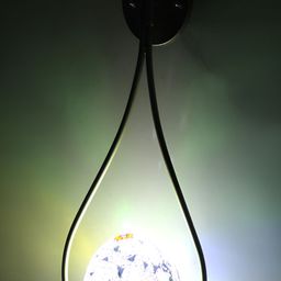 KINIS Gold-Toned & White Spherical Shaped Metal Wall Lamp-image-81