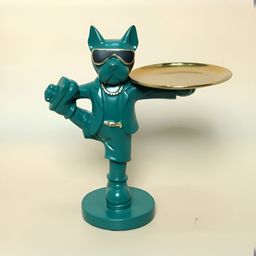 SMOKEY COCKTAIL Green Figurine Showpiece-image-49