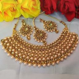 Anouk Women Gold Jewellery Set-98