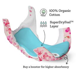 Superbottoms Starter Cloth Diaper Pack With 1 Freesize  With 3 Reusable Diaper Liners 1 Insert And 1 Booster Pad (Colour May Vary) image 5