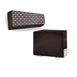 The Furnishing Tree Split AC Cover Set of Indoor and Outdoor Unit Used for 1 Ton VOLTAS 123V CAZR B-image-92