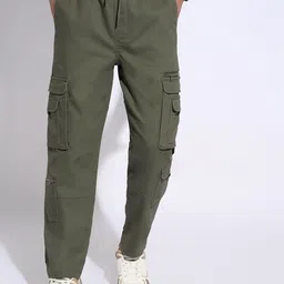 7 Alt by Pantaloons Men Cargos Trousers-image-90