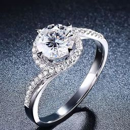 Heer Collection Silver-Plated Stone-Studded Adjustable Finger Ring-image-41