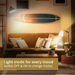 Halonix Prime Up-Down Glow LED Bulb 950 lumen 3 Modes 10 W, White & Yellow image 4