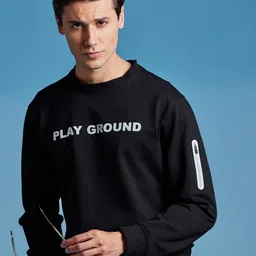 Red Flame Men Printed Sweatshirt-image-13