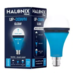 Halonix Prime Up-Down Glow LED Bulb 950 lumen 3 Modes 10 W, White & Blue-10