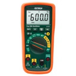 EXTECH INSTRUMENTS Dmm, Handheld, True Rms, 4Digi, Auto/Man, EX355-19
