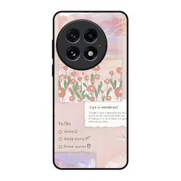 QRIOH Floral Printed OnePlus 13 Back Case Mobile Accessories-14