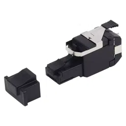 BELDEN RJ45 CONNECTOR, PLUG, 8P8C, 1PORT, CAT6A, RVAFPUBK-S1-43