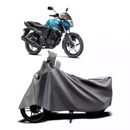 Auto Pearl Two Wheeler Cover with Bag for Yamaha SZ-RR V2, Silver-image-86