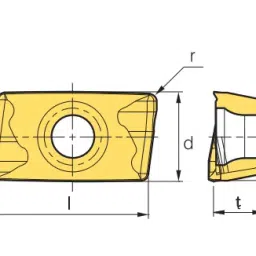 KOERLOY Milling Insert APMT1604PDSRMM Grade PC5300-image-58